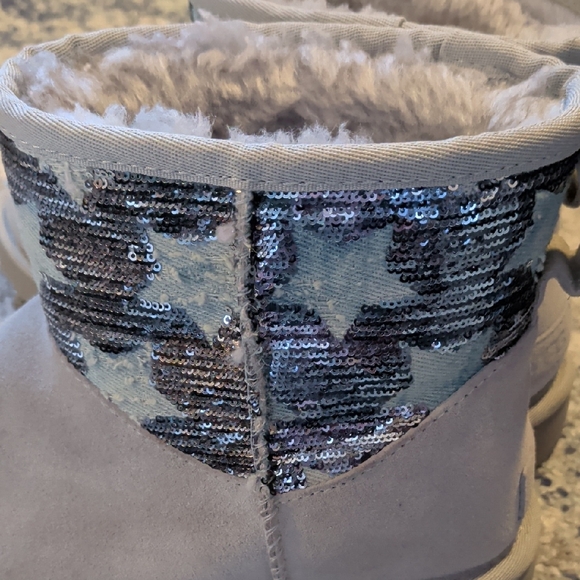 UGG Beige Plush Lined Boots - Picture 3 of 6